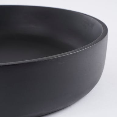 Mica Decorations Tomar Bowl - H4,5 x Ø20 cm - 100% FSC Mango Wood - Black