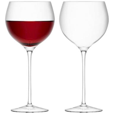 L.S.A. Wine Balloon Glass 19oz Clear x 2 - Transparent / Glass