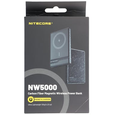 Nitecore Powerbank NW5000 met 5000mAh, MagSafe-technologie, magnetische, draadloze powerbank van Nit