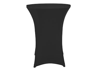 Perel Hoes voor statafel, zwart, rond, Ø 80 cm x 100 cm