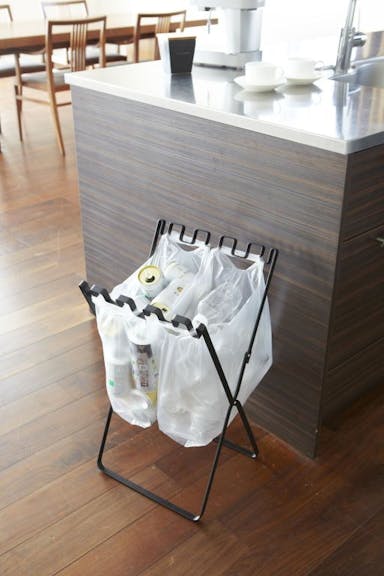Yamazaki Garbage bag & grocery bag holder - Tower - black - Black