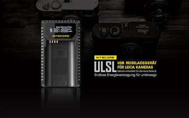 Nitecore ULSL USB-lader voor Leica-camera's