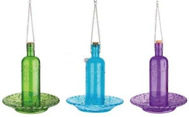Furnilux - Feeding bottle diamond glass-Purple - Green