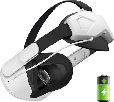 Elite Strap Met VR Cover En Accu Geschikt voor Oculus Quest 2