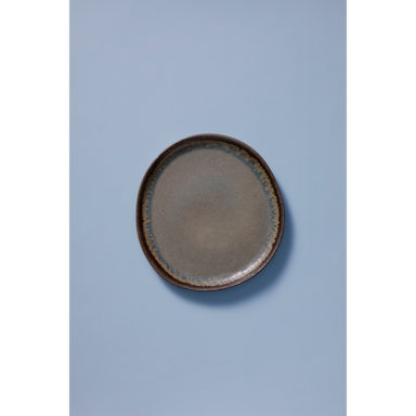 Palmer Plate David Mucky 22 cm Brown Stoneware 2 piece(s)