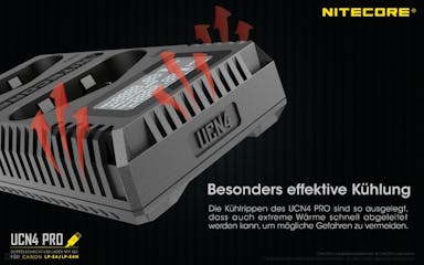 Nitecore UCN4 PRO - voor Canon-camera's