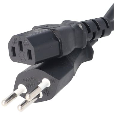 Power cord with Switzerland plug for IEC socket C13