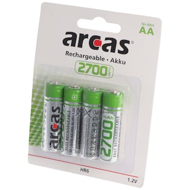 Arcas Mignon AA battery 4-pack 2700mAh