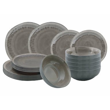 Tavola - Glaze - Service set - 18dl - High-quality pottery - Taupe