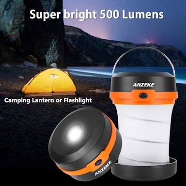 LED-Kampeerlamp op Zonne-energie - Opvouwbaar Ontwerp op Zonne-energie of USB - Oplaadbare Noodstroo