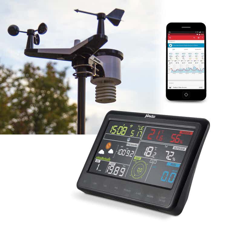 Alecto Professional 8 in 1 wi-fi weather station with app