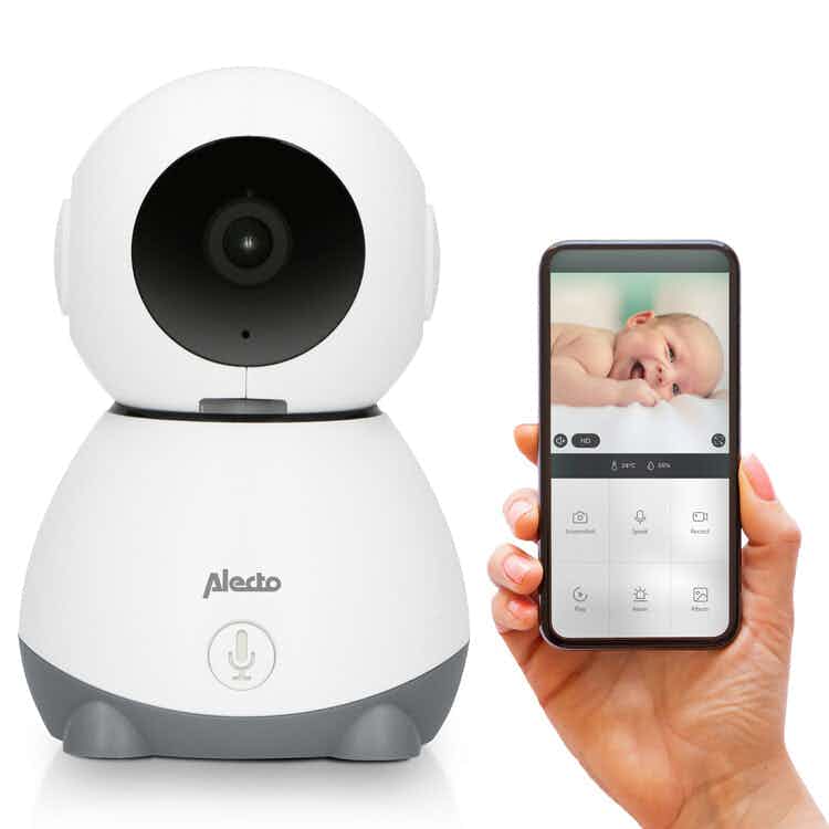 Alecto Wi-fi baby monitor with remote controlled camera