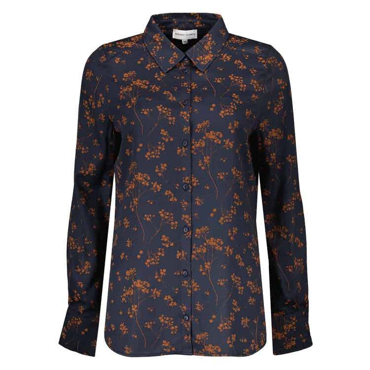 Mees Navy Blossom blouse