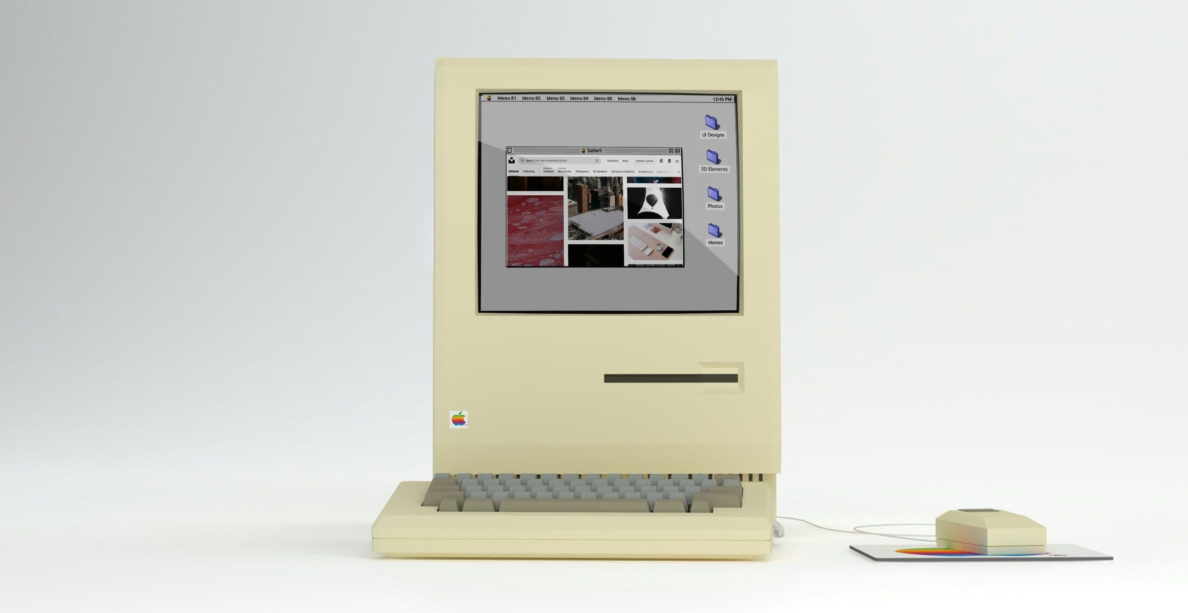 Retro second hand computer